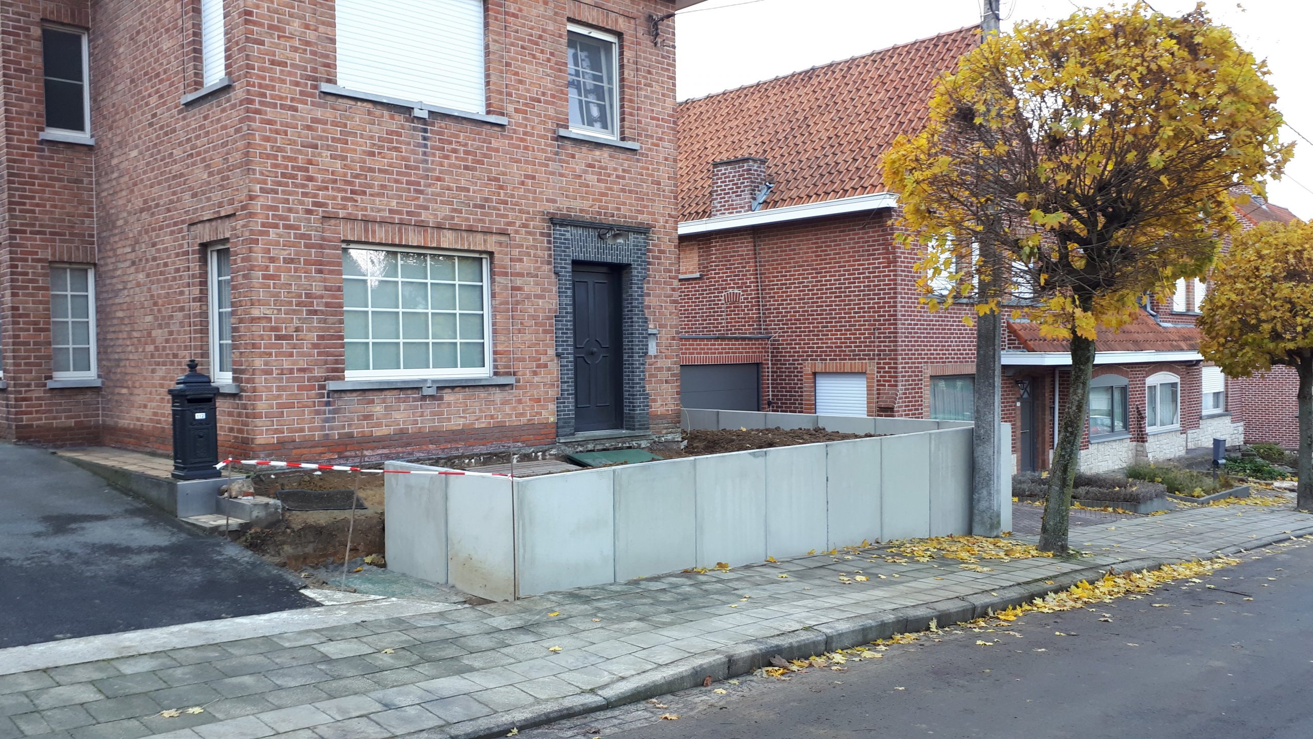 Grondwerken realisatie 05 door Groenvoorziening Delcroix